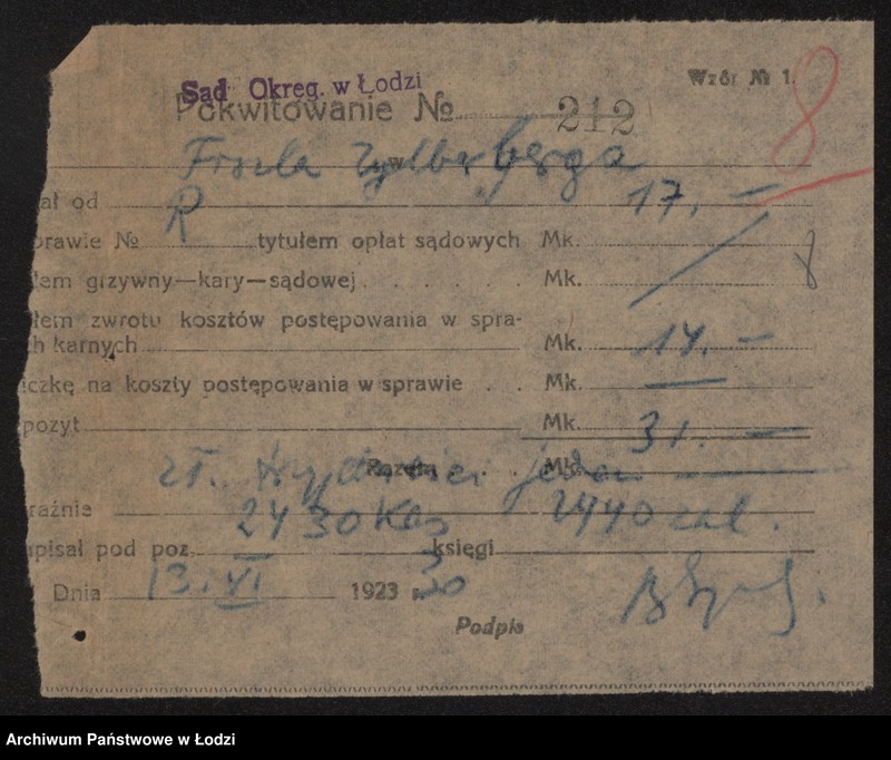 Obraz 10 z jednostki "Fiszel Zylberberg- tkalnia zarobkowa"