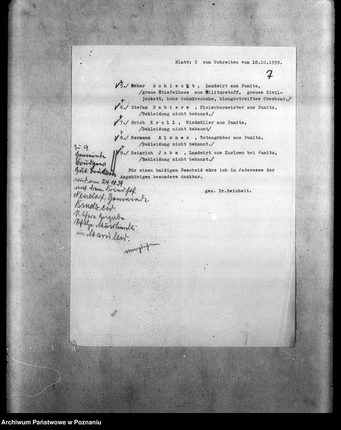 Obraz 11 z jednostki "Amtliche Meldungen Kreis Gostingen (Gostyń)"