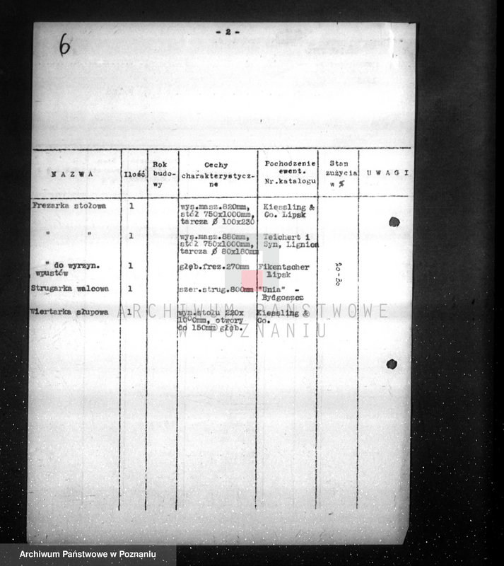 Obraz 10 z jednostki "/Kwestionariusz Fabryki H. Cegielskiego w Poznaniu/"