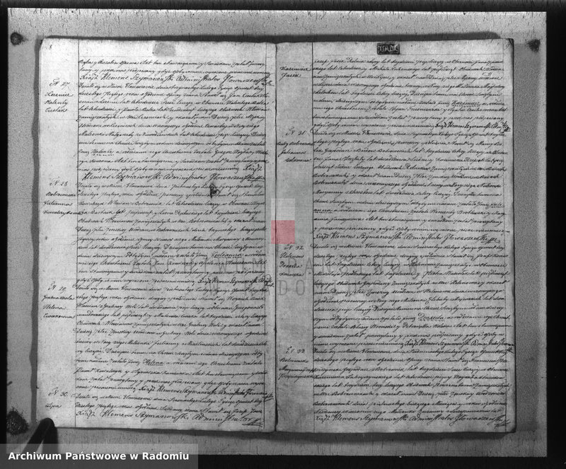 image.from.unit.number "Księga duplikatu aktów religijno-cywilnych parafii Głowaczewskiey na rok 1835"