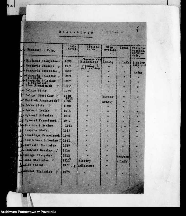 image.from.unit.number "Ewidencja personalna członków ochotniczych straży pożarnych w powiecie ostrowskim"