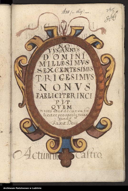 Obraz 5 z kolekcji "Ornamentyka i liternictwo w księgach grodzkich chełmskich"