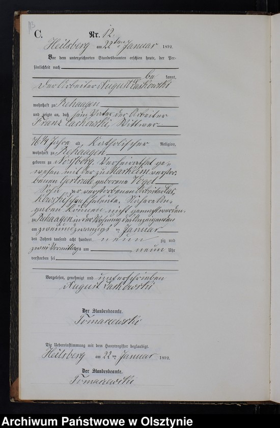 image.from.unit.number "Sterbe-Neben-Register Tom I,Nr 1 - 100"