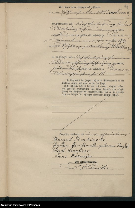 Obraz 17 z jednostki "Księga małżeństw t. I"