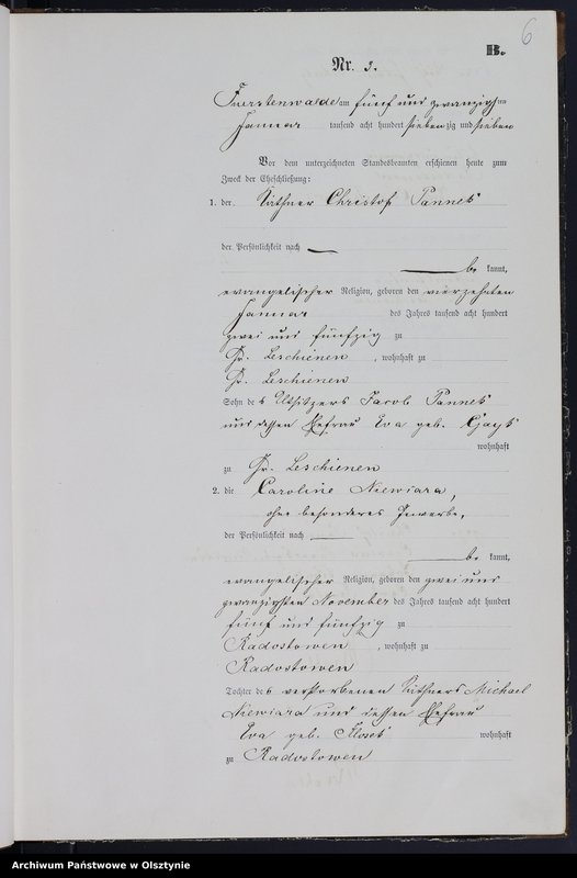 image.from.team "Urząd Stanu Cywilnego w Księżym Lasku pow. szczycieński"