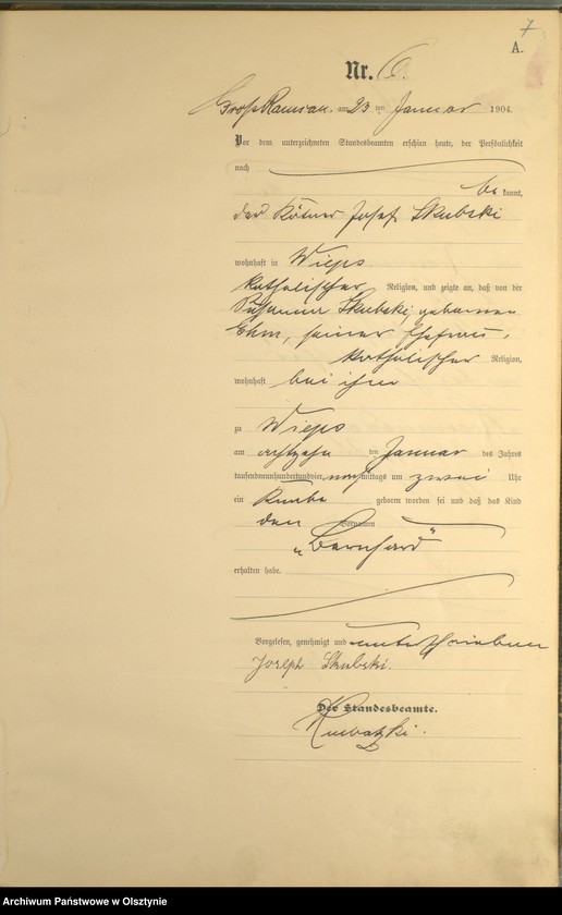 image.from.unit.number "Geburts-Haupt-Register Nr 1 - 83"