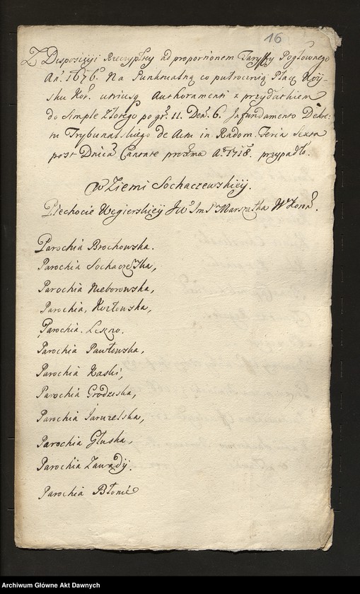 image.from.unit.number "Zbiór pism rozmaitych Wydziału Wojskowego tyczących, w. XVI - XVIII"