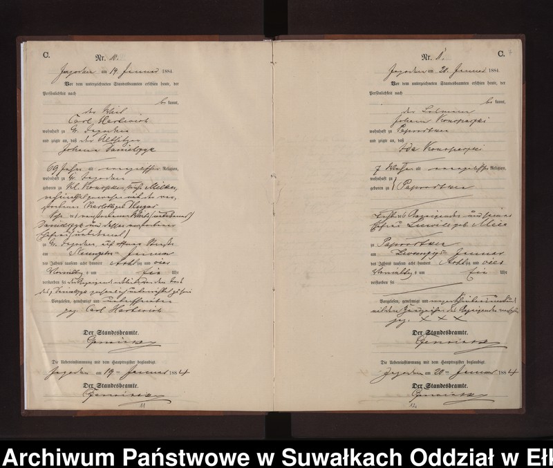 image.from.unit.number "Sterbe-Neben-Register des Preussischen Standes-Amtes Rydzewen Kreis Loetzen"