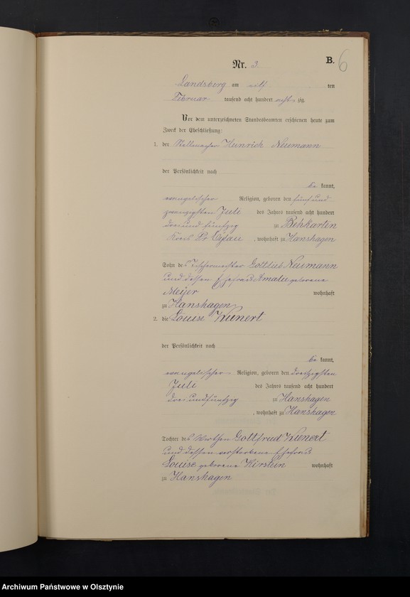 image.from.unit.number "Heiraths-Neben-Register Nr 1 - 28"