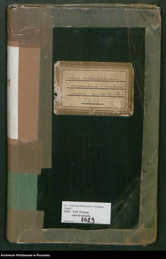 Obraz 2 z jednostki "Spis alfabetyczny małżeństw za 1931"