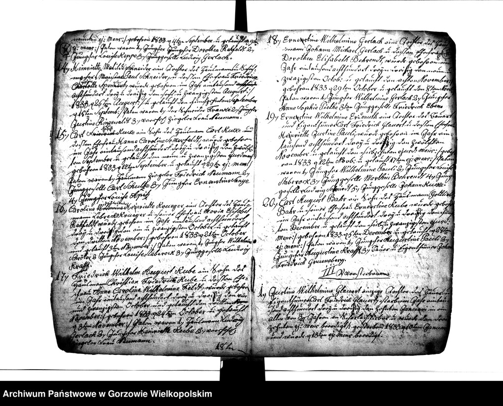 image.from.unit.number "Duplikate der Kirchenbücher von der Parochie Beyersdorf: Beyersdorf (Baczyna), Zanzin (Santocko), Loppow (Łupowo), Neuendorf (Chróścik)"