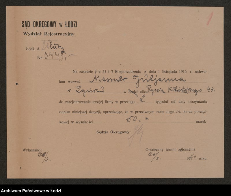 Obraz 3 z jednostki "Julianna Messner – mleczarnia – Zgierz"