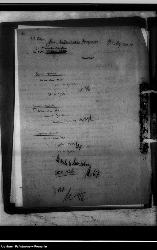 Obraz 15 z jednostki "Forderung gegen den Reichskommisar für die Fertigung deutschen Volkstums [Grundstück Schönfelde, Kreis Gnesen Bl. Nr.32]."