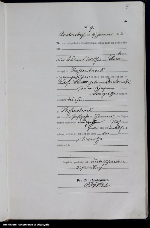 image.from.unit.number "Geburts-Haupt-Register Nr 1 - 200"