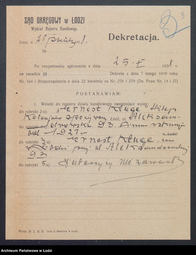 Obraz 5 z jednostki "Ernest Kluge - sklep kolonialno-spożywczy"