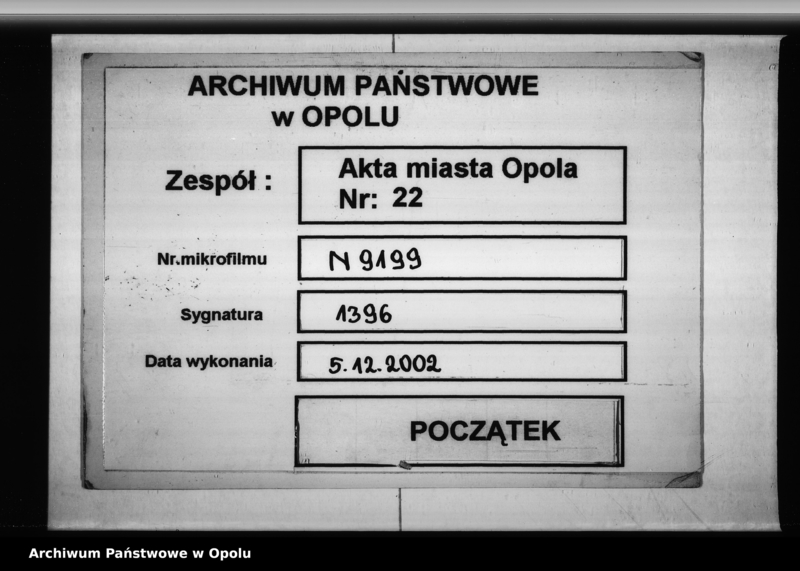 Obraz 1 z jednostki "Acta des Magistrats zu Oppeln betreffend Statuten des Eisenbahn - Beamten-Vereins Vol. I"