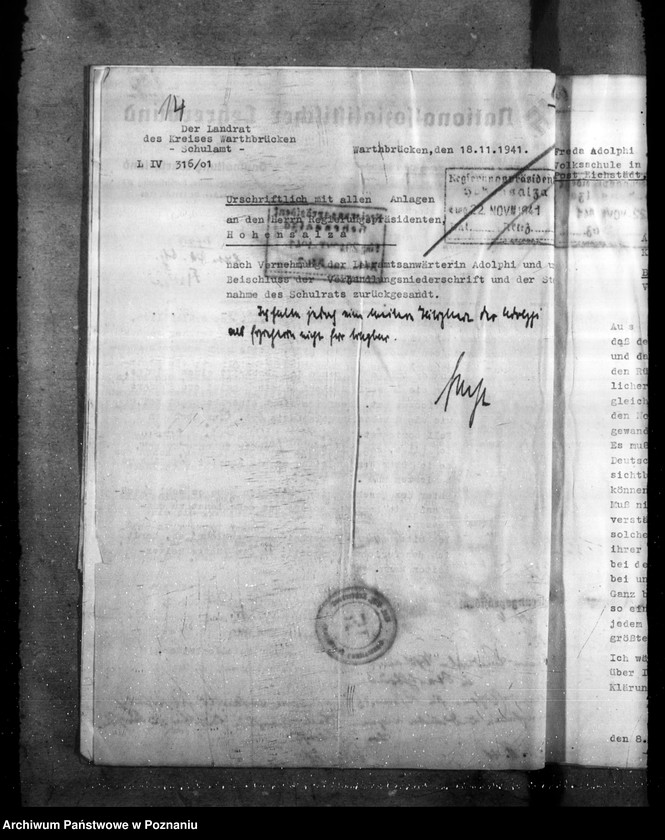 Obraz 18 z jednostki "Abordnung, Versetzung und Aufhebung der Abordnung der Lehrer"