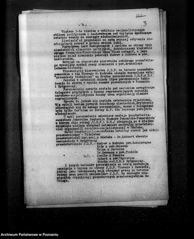 Obraz 9 z jednostki "Sprawozdania z życia mniejszości narodowych za miesiące lipiec i sierpień, wrzesień 1934 r."