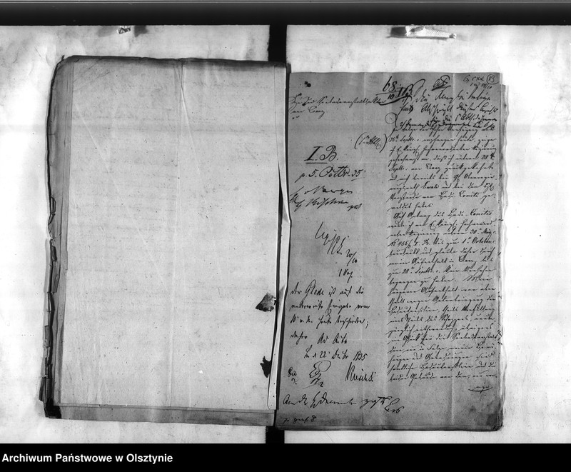 image.from.unit.number "Abtheilung des Innern. Personalia des bei der Feuer-Sozietäts Direktion aus gestellten Controlleur Glede [August]"