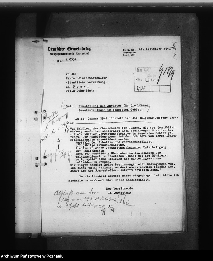 Obraz 12 z jednostki "Nachwuchs für den gehobenen Dienst"