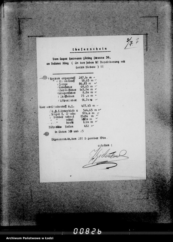 Obraz 11 z jednostki "Lieferscheine"