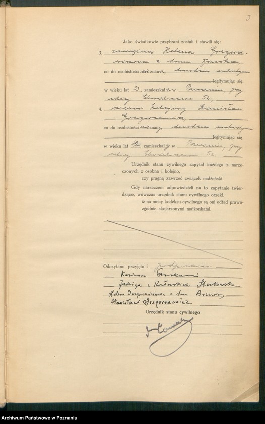 Obraz 5 z jednostki "Księga miejscowa małżeństw tom I [Rejestr główny małżeństw]"