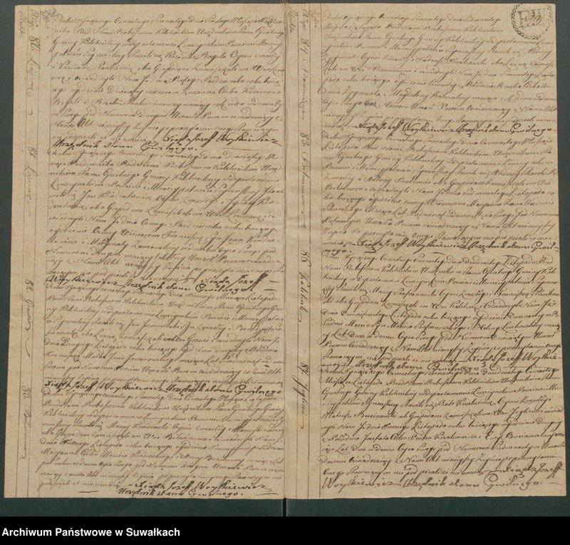 image.from.unit.number "Akta Zeyscia Stanu Cywilnego Gminy Kaletnickiey, od 1-go Stycznia 1816 do ostatniego Grudnia tegoż Roku."