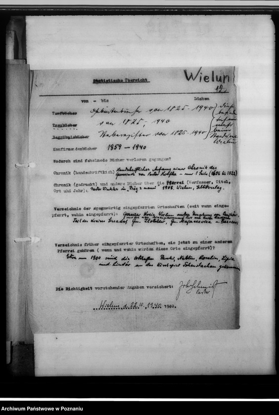 image.from.unit.number "Einziehungsprotokolle [ksiąg kościelnych] Kreis Welun [powiat wieluński, województwo łódzkie]"