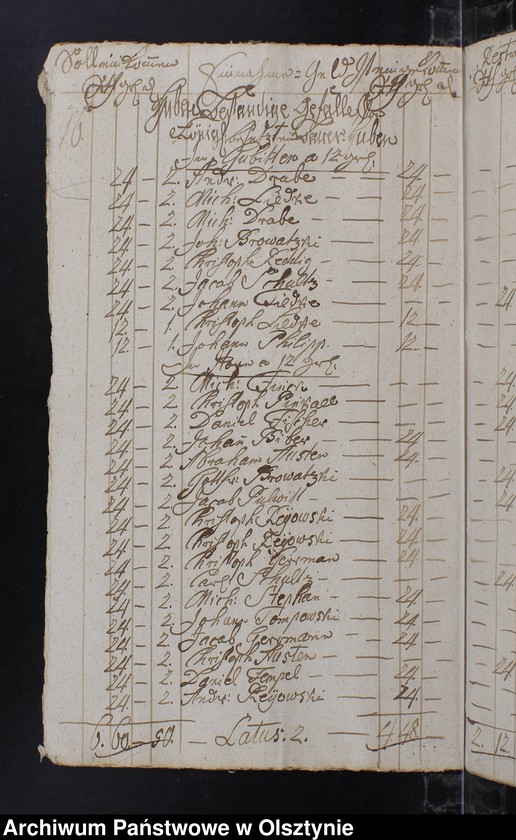 image.from.unit.number "Jahr Kirchen Rechnung aller Einnahme und Ausgabe, wie auch Bau-Rechnung"