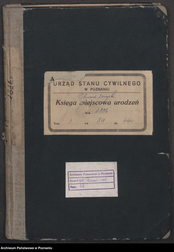 Obraz 3 z jednostki "Księga urodzeń t. III"