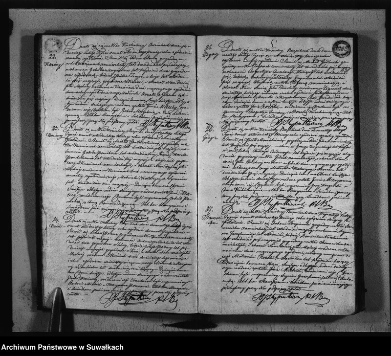 image.from.unit.number "Księga Duplikat Zaślubionych, Urodzonych i Zmarłych w Parafij Berznickiej w Roku 1843"