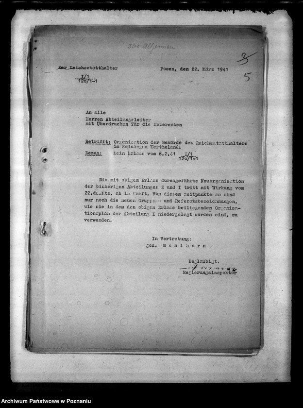 Obraz 9 z jednostki "Organisationsangelegenheiten. Landjahrverwaltung. Schulaufsicht über Volks- und Haupt- Schulen. Tätigkeitsbericht der Berufs- und Fachschulen"