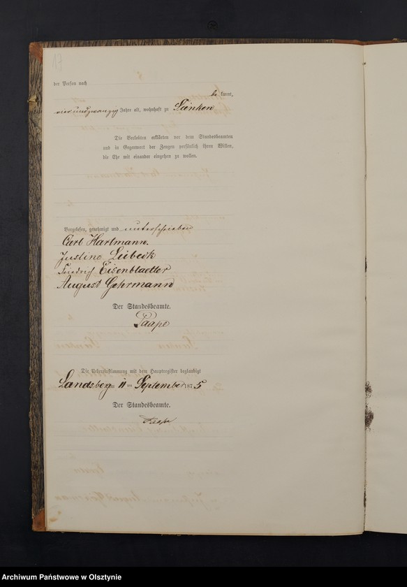 image.from.unit.number "Heiraths-Neben-Register Nr 1 - 17"