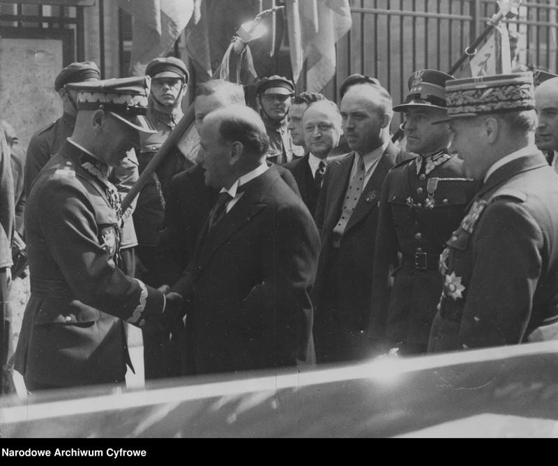 image.from.unit.number "Wizyta Generalnego Inspektora Sił Zbrojnych RP generała Edwarda Rydza-Śmigłego we Francji - pobyt w Paryżu"