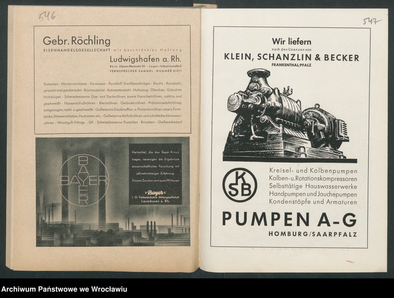Obraz 15 z kolekcji "Reklamy znanych marek w roczniku „Unsere Saar” z 1935 roku111"