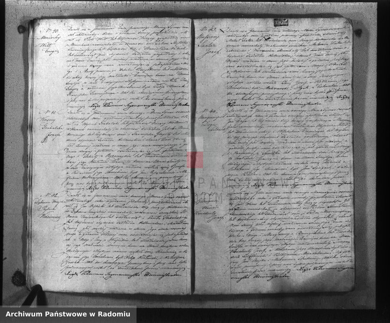 image.from.unit.number "Duplikat akt urodzenia, zaślubin i zeyścia parafii Głowaczew na rok 1840"