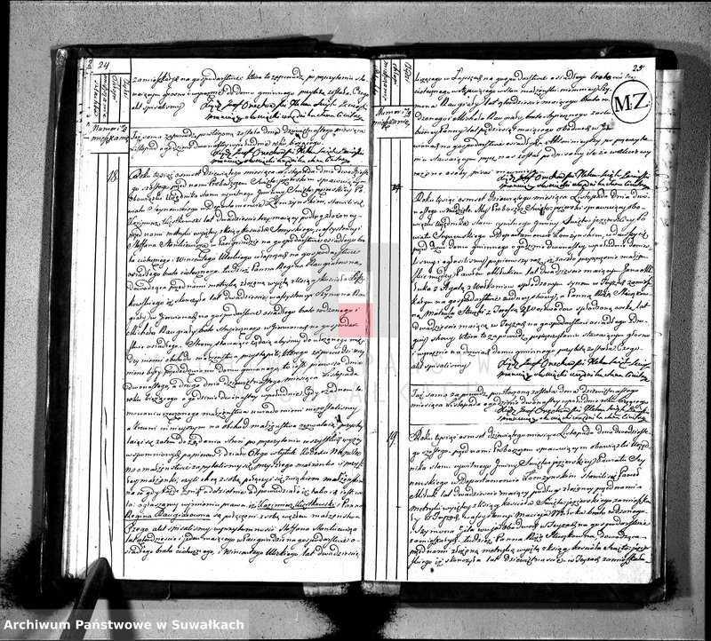 image.from.unit.number "Akta zaślubionych gminy święto-jeziorskiey od 1 maja 1809 roku"