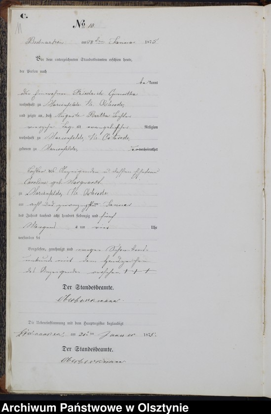 image.from.unit.number "Sterbe-Neben-Register Nr 1 - 110"