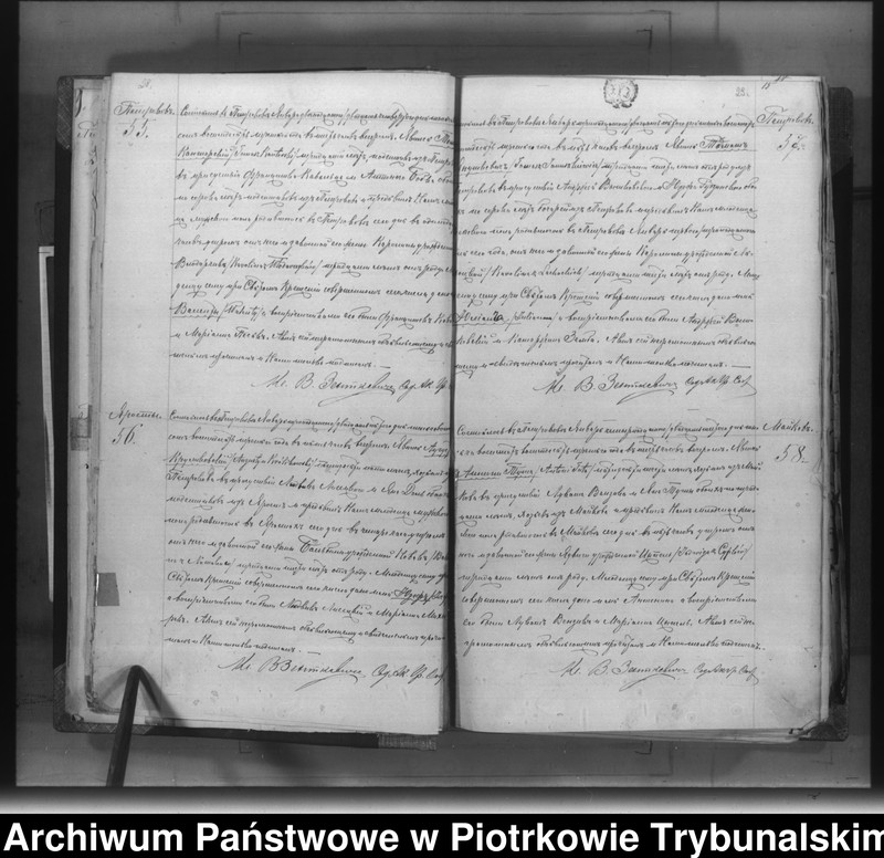 Obraz 17 z jednostki "[Księga duplikat aktów urodzonych, zaślubionych i zmarłych]"