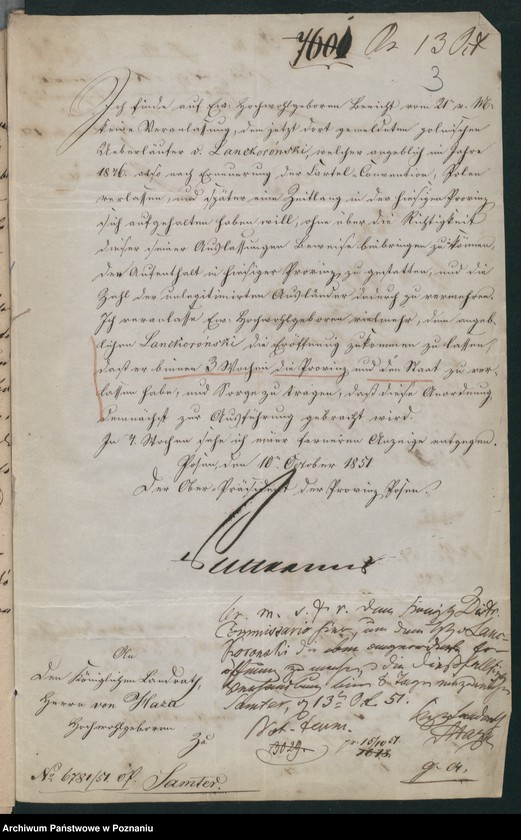 Obraz 6 z jednostki "A. betr. Stanislaus Lanckoroński alias Roman Bracki"