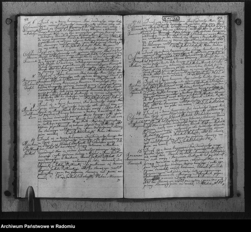 image.from.unit.number "Duplikat urodzonych, zaślubionych i zmarłych aktów połączonych religijno cywilnych gminy i parafii Kazanów na rok 1839"