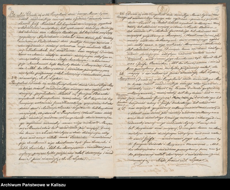 Obraz 9 z jednostki "Księga duplikat akt urodzonych, zaślubionych i zmarłych"