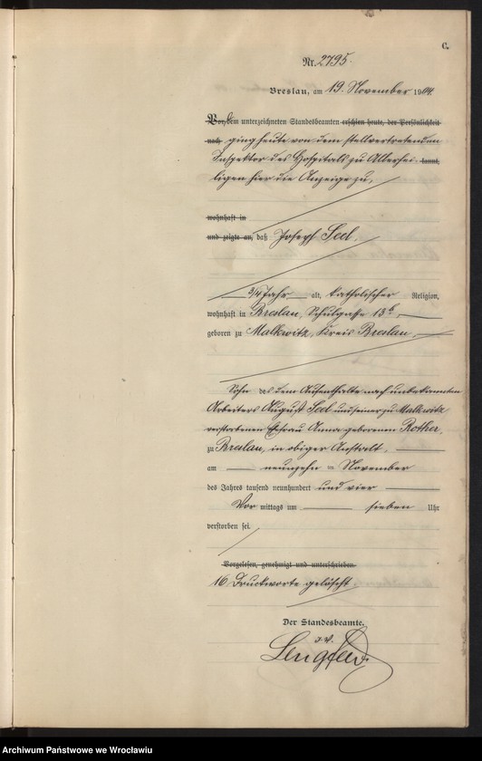 image.from.unit.number "Sterbe-Haupt-Register Breslau I 1904 Band 8"