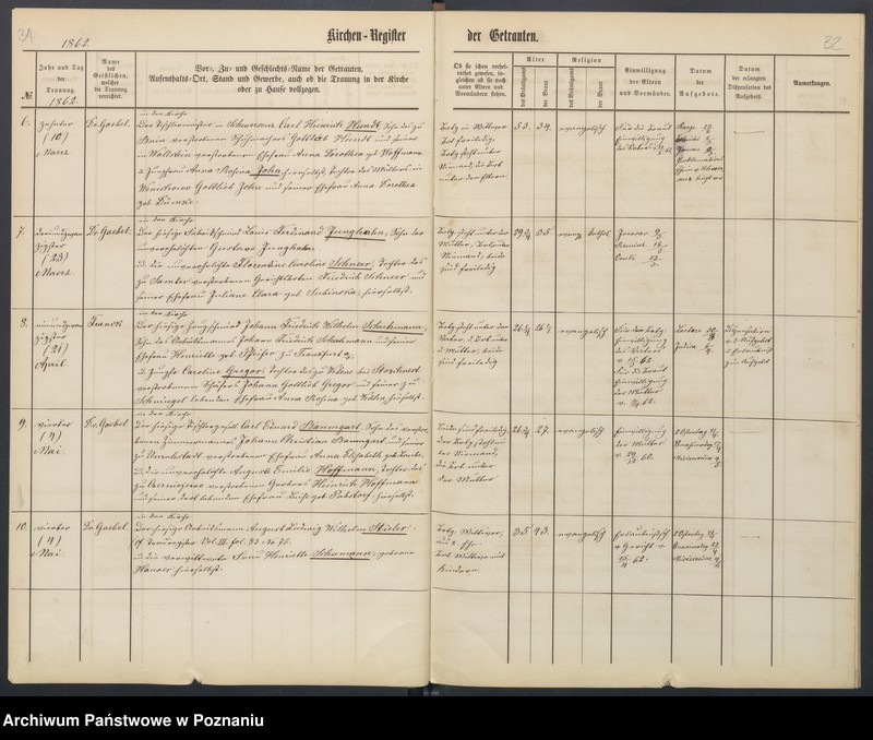 Obraz 20 z jednostki "Duplikat der Tauf, Trau und Sterberegister"