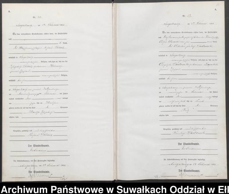 image.from.unit.number "Geburts-Neben-Register des Preussischen Standes-Amtes Angerburg Kreis Angerburg"