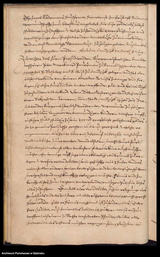 image.from.unit.number "H. Burgerm. Eckard von Kempen Praesidirende Ambtbuch vom [20.III.1619-28.III.1620] Nach hierin etzliche sachen, so in abwesenheit des H. Bürgerm. Valentin von Bodeck vorgelauffen [13.IV.-25.IV.1619] /2 indeksy/"