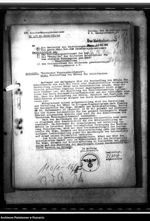 Obraz 5 z jednostki "DWH - Möbel für Behelfsheime"