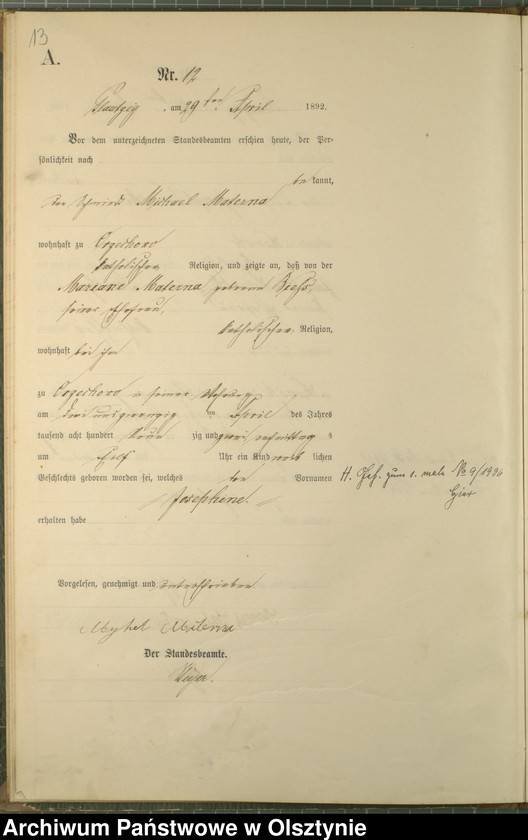 image.from.unit.number "Geburts-haupt-Register Nr 1 - 40"