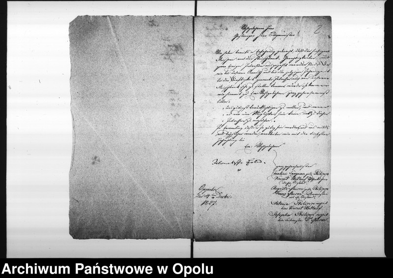 Obraz 6 z jednostki "Acta des Magistrats zu Oppeln betreffend: die Ablösung der Fleischbankgerechtigkeit der Paul Jelonekschen Erben sub No 13"
