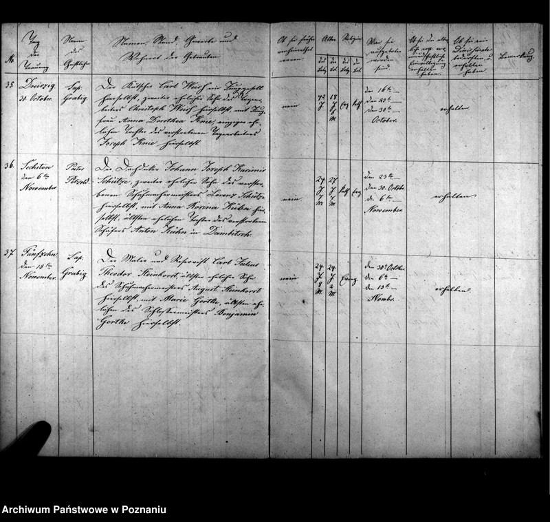 Obraz 12 z jednostki "Duplikat der Getrauten, Gebornen u. Verstorbenen"